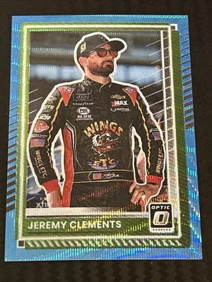 2025 Panini Donruss Racing NASCAR Optic Carolina Blue Wave Jeremy Clements /99 - Image 1 of 3