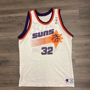 JASON KIDD #32 Phoenix Suns Vintage Champion Jersey Size 44 White - Picture 1 of 6