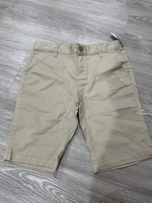 Girl’s Old Navy Bermuda Uniform Shorts Khaki Size 14 New - Image 1 of 2