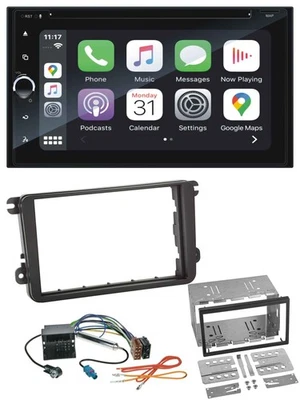 Blaupunkt 2DIN Bluetooth DAB USB DVD MP3 Autoradio für VW Amarok ab 10 Beetle ab - Bild 1 von 4