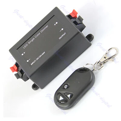 12V/8A Wireless RF Remote Controller Dimmer for 5050/3528 LED Strip Light - Image 1 of 2