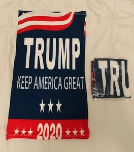 DONALD J TRUMP Mask , Face Shield KEEP AMERICA GREAT 2020 - Picture 1 of 3