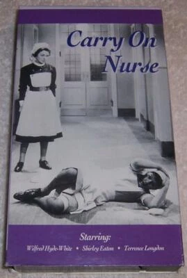 Carry On Nurse VHS Video Wilfred Hyde-White Shirley Eaton Terrence Longdon - Image 1 of 2