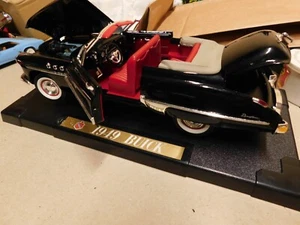 1949 Buick Roadmaster black convertible 1/18 scale diecast Motor Max - Picture 1 of 10