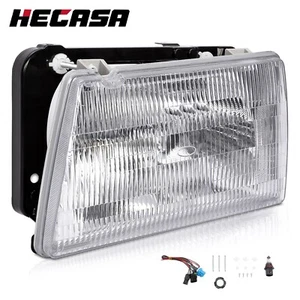 Headlight Headlamp w/Bulb Driver Side Left For Peterbilt 375 385 Trucks Clear - Picture 1 of 17