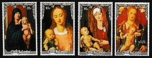 Islas Cook - Navidad Durero Juego de pinturas sin usar 1988 Mi. 1264-1267 - Imagen 1 de 1