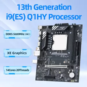 Gaming PC Mainboard Onboard 13th Core CPU Q1HY ES 0000(Refer to i9)14C20T DDR5 - Picture 1 of 5