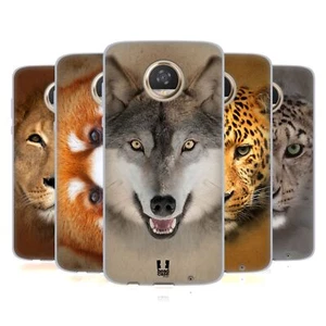 HEAD CASE DESIGNS ANIMAL FACES 2 SOFT GEL CASE FOR MOTOROLA PHONES - Picture 1 of 13