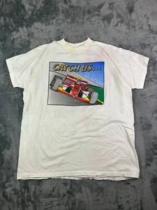 Vintage 80s MBNA Racing T-Shirt Men’s XL IndyCar Double Sided Single Stitched - Picture 1 of 10