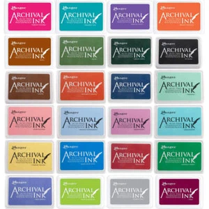 Almohadillas de tinta de archivo Ranger - tamaño completo - elige entre 31 colores - Imagen 1 de 32