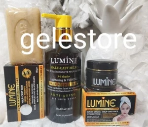 3pc Lumine HC Lightening And Toning Body Lotion, Corrector Face Cream & Soap  - Picture 1 of 5