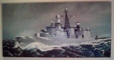Gemälde, Kunstdruck Leinwand auf Keilrahmen " Fregatte Klasse 122"