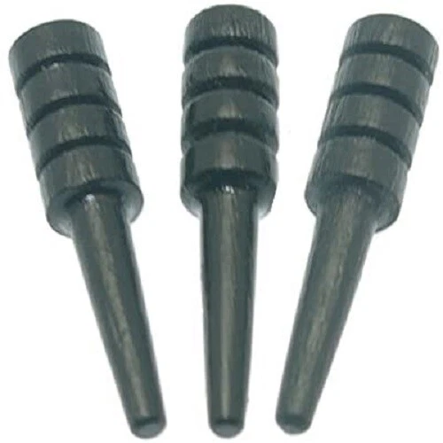 Brimtoy Pack of 3 grooved wooden cribbage pegs in Black - Image 1 of 1