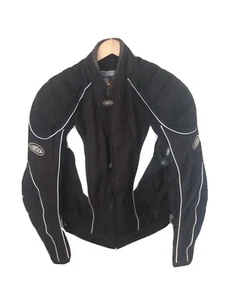 Coat Jacket Motorcycle Cortech FSX Men's LG Large L 44 Black Some Flaws@  - Picture 1 of 7