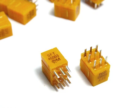 10x Keramik-ZF-Filter Murata Typ SFT 460 B3, 460 kHz f. AM Radio / Tuner - Bild 1 von 2