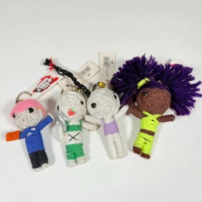 Voodoo Doll Keyring Bundle Job Lot - Various Keychains as Photographed - Image 1 of 4