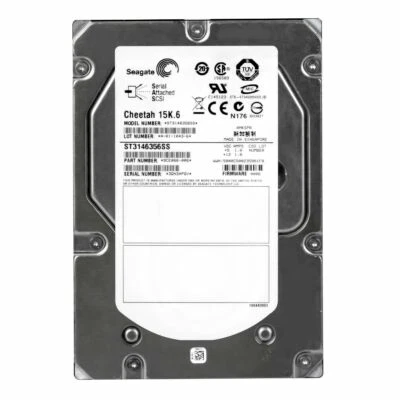 Hard Drive Seagate Cheetah 15K.6 146GB SAS ST3146356SS 15000U/Min 3.5'' Inch - Image 1 of 3