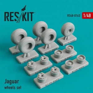 Reskit RS48-0163 - 1/48 Sepecat Jaguar wheels set scale model detail kit - Picture 1 of 12