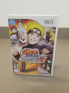 Naruto Shippuden: Clash of Ninja Revolution III (Nintendo Wii, 2009) Completo. - Imagen 1 de 4