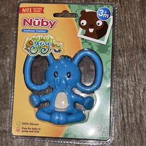 Nuby Soothing Teether Yogi Teether Elephant BPA Free - Picture 1 of 2