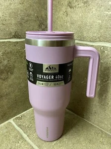HydraPeak Voyager 40 oz Stainless Steel Insulated Tumbler Handle Pink - Picture 1 of 8