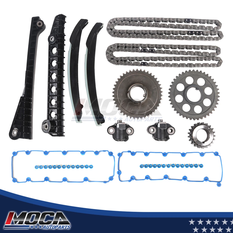 Juego de juntas de cubierta de válvula de cadena de distribución para Ford E150 E250 E350 2009-2012 5,4 L Foto 1 de 4