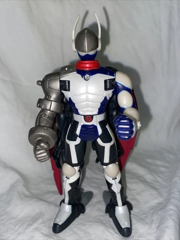 Digivolving Cyberdramon Justimon Vintage Digimon Action Figure 95% Complete 2001 Cover