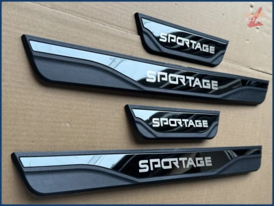 For Kia Sportage Car Accessories Door Sill Cover Guard Protector Kick Panel X4 - Изображение 1 из 4