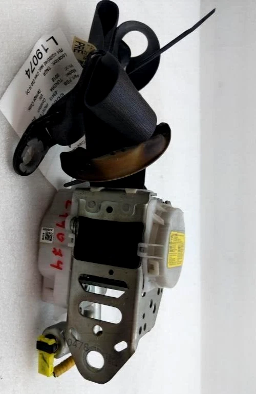 2014 2019 Toyota Tundra Front Passenger Seat Belt Retractor Assembly Black OEM Foto 1 de 1