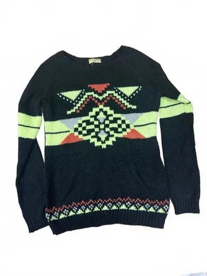 Princess Vera Wang Women's Knit Sweater with Geometric Pattern - Image 1 of 4