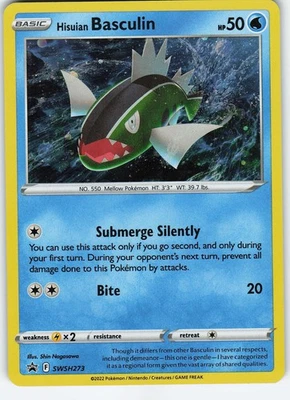 Hisuian Basculin - SWSH273 Promo Holo SWSH Sword & Shield Promo Cards NM Pokémon - Image 1 of 2