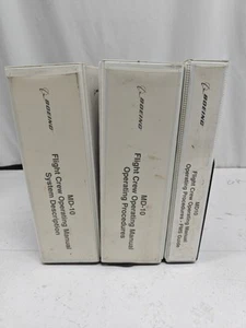 Vintage Boeing MD-10 Flight Crew Operating Manual 3 Set - Picture 1 of 5