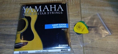 Nuevo Juego de Cuerdas para Guitarra Folk Yamaha Calibre de Luz 80/20 Latón - FG12  Foto 1 de 2