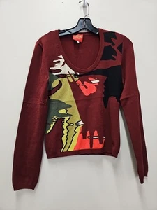 Vintage Kenzo Jungle Floral Pattern Rare Sweater Size Large - Picture 1 of 4