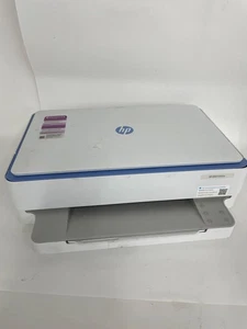 HP - ENVY 6065e Wireless All-in-One Inkjet Printer - blue/white - Picture 1 of 11