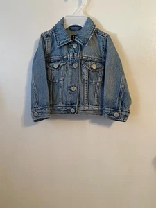 Baby GAP Icon Denim Jacket Size:12-18 Months Pre-Owned - Picture 1 of 4
