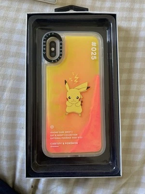 CASETiFY X Pokémon  - Pikachu #025 Neon Sand LIMITED EDITION - iPhone X/XS Case - Image 1 of 4