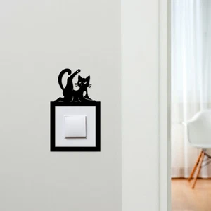 Light Switch Surround Cat Funny Leg Decorative Switch Plate Cover Frame - Picture 1 of 9