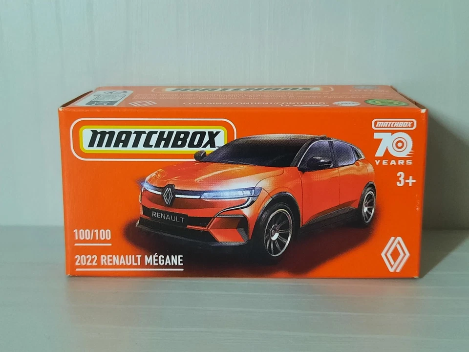 Matchbox 2023 Mattel 2022 Renault Megane 100/100 Box Modellino 1/64 - Immagine 1 di 1