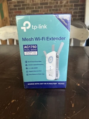 TP-Link AC1750 Dual Band Mesh Wireless Wi-Fi Range Extender Booster Brand New - Image 1 of 4