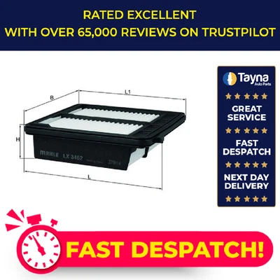 Filtro de aire compatible con HONDA CR-Z ZF 1.5 2010 en Mahle 17220RTW000 calidad garantizada Foto 1 de 4