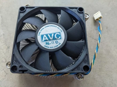 AVC Low profile CPU Heatsink Cooling Fan LGA-115x copper core 32mm height - Image 1 of 4