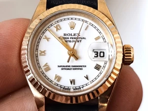 rolex lady datejust ref. 69178 anni ’90 oro 750 automatico - Imagen 1 de 13