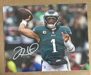 Jalen Hurts Autographed 8x10 Photo With RCA COA Hologram Eagles Alabama Photo - Picture 1 of 2