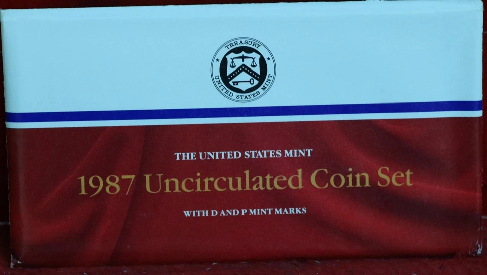 Uncirculated 1987 U.S. Mint Set P & D Mint - Image 1 of 1