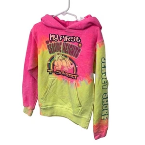 Jon Lauren Girls XS Tie Dye My First Seaside Tee Long Sleeve Hoodie Sweatshirt - Picture 1 of 6