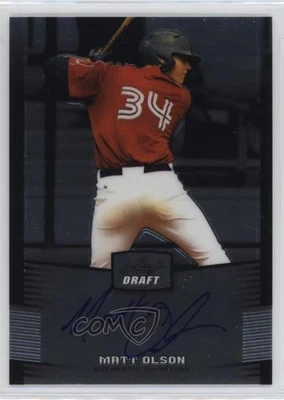 2012 Leaf Metal Draft Matt Olson #BA-MO1 Auto - Image 1 of 2