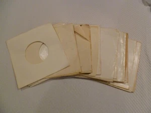 45 rpm RECORD SLEEVES - LOT OF over 20 plain - Imagen 1 de 1