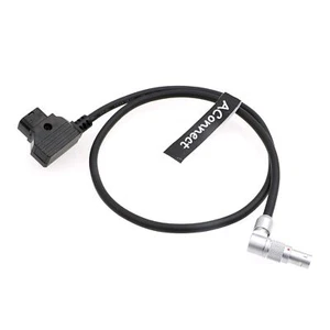 Rotatable Right Angle 4 Pin Male to Reverse D-Tap Power Cable for Zacuto Kameleo - Picture 1 of 4
