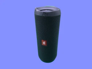 JBL Flip 4 Tragbar Wasserfest Bluetooth Funklautsprecher, Schwarz, Getragen - Bild 1 von 6